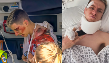 Tadej Pogacar recovering after race-ending crash at 2026 Vuelta