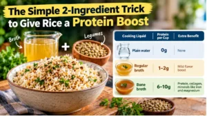 The Simple 2-Ingredient Trick to Give Rice a Protein Boost
