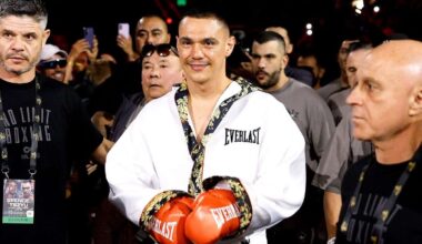 Tim Tszyu close to finalising world title shot against boxing’s oldest world champion
