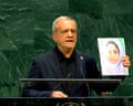 US delegation walks out during Iranian president's UNGA speech