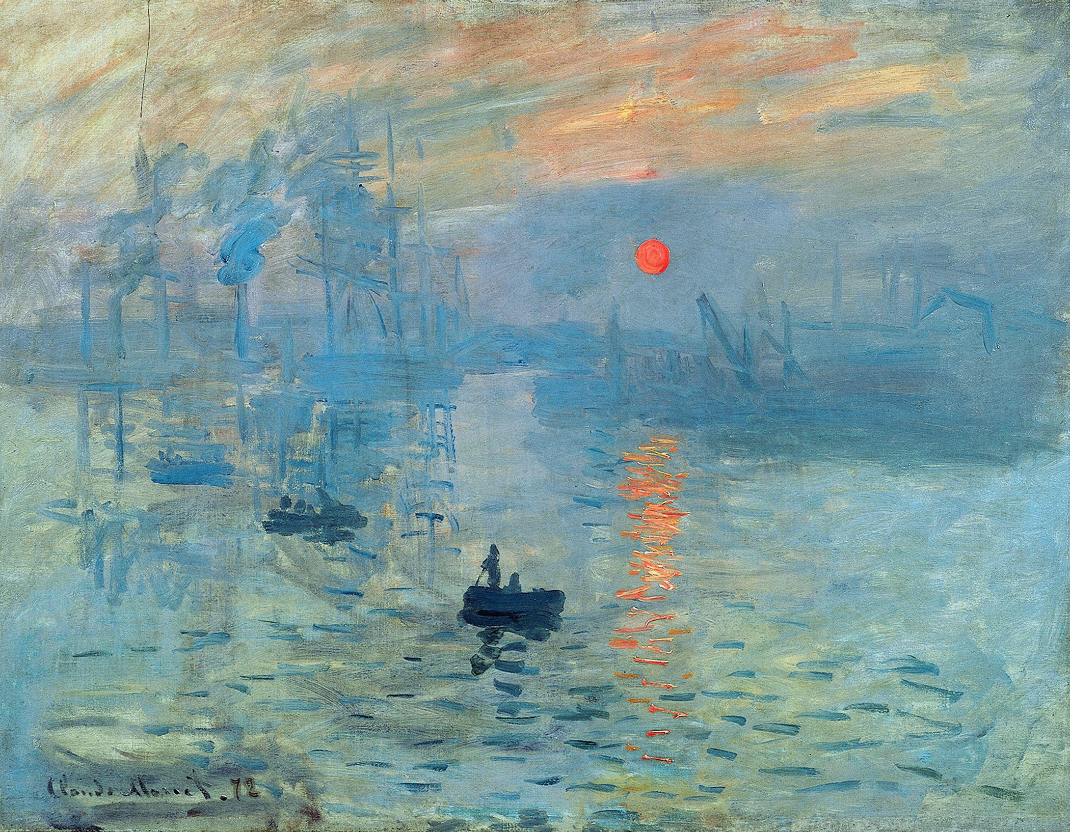 Monet’s Impression, Sunrise (1872)