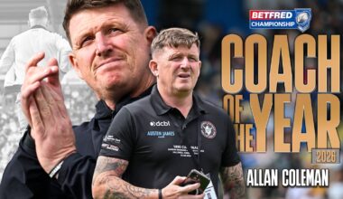 Allan Coleman wins Coach of the Year