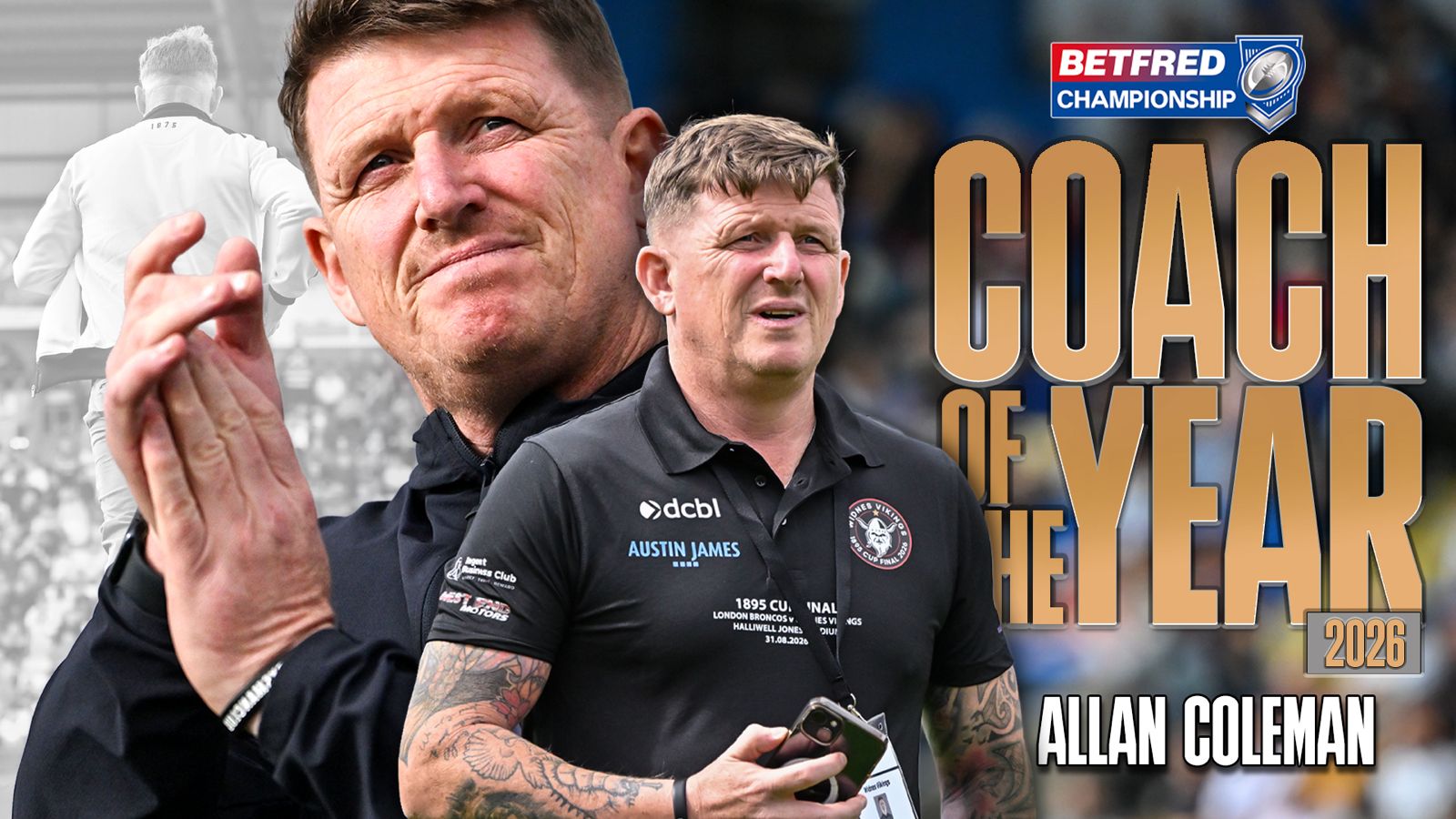 Allan Coleman wins Coach of the Year