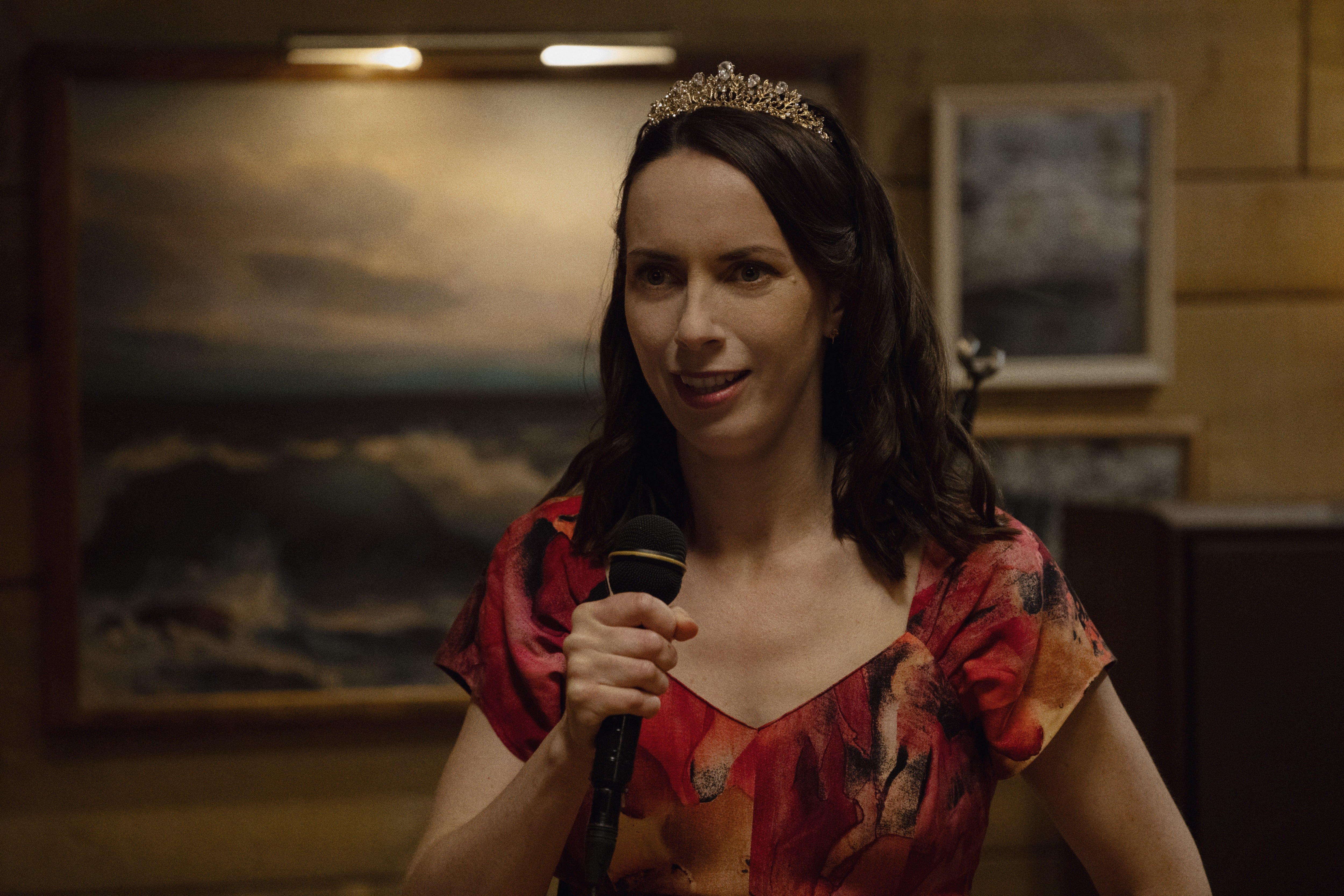 Party girl: Kate Flynn as Patricia in ‘Widow’s Bay’