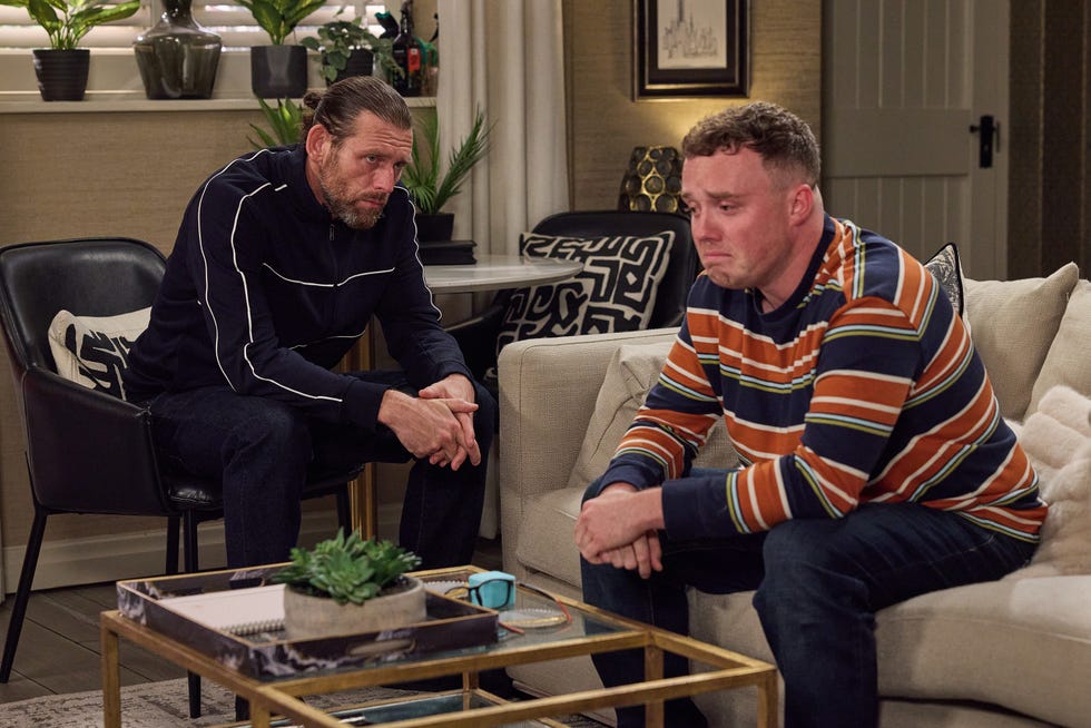 Kev Townsend, Vinny Dingle, Emmerdale kev townsend, vinny dingle, emmerdale