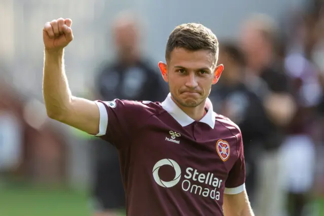 Sabah Kerjota was the match-winner for Hearts