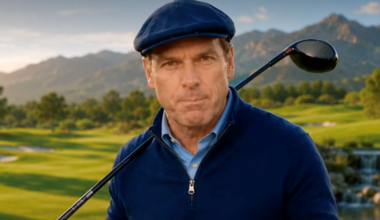 AI golf commentator Duff Foreman, who will call the $100,000 New Mexico Open alongside Notah Begay.