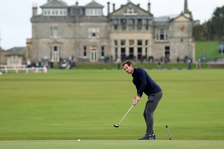 From a slice to a draw

Like many beginners, Murray battled an unwanted shot shape – particularly with driver. 

He says he traditionally played with a fade that could sometimes turn into a slice, largely because of an over-the-top move in his downswing.

“Generally, I would have played with a bit more of a – let’s call it a cut, but can turn into a slice,” he says.

“One of the problems with my swing was that I would always swing over the top, which would make the ball go left to right, generally.

“But recently I think my swing has improved a bit and that’s not happening quite as much, so it’s going a bit straighter and sometimes a bit of a draw.”

That change has been particularly useful when playing in the wind.

“I think for me, particularly if I’m playing into the wind, because I don’t always hit the ball well, if I cut or slice it too much, I just lose a lot of distance,” Murray explains.

“Whereas when I draw the ball I feel it stays under the wind, it doesn’t shoot up as high, and it maintains my distance a bit better.”

Murray is still trying to find a reliable shot shape with his driver, though.

Andy Murray has made rapid improvement since taking up golf.