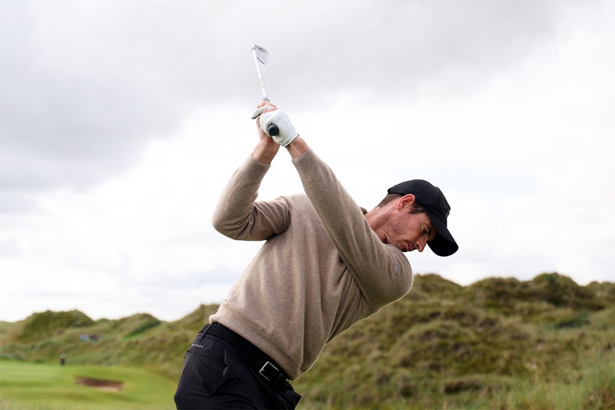 Andy Murray has made rapid improvement since taking up golf.