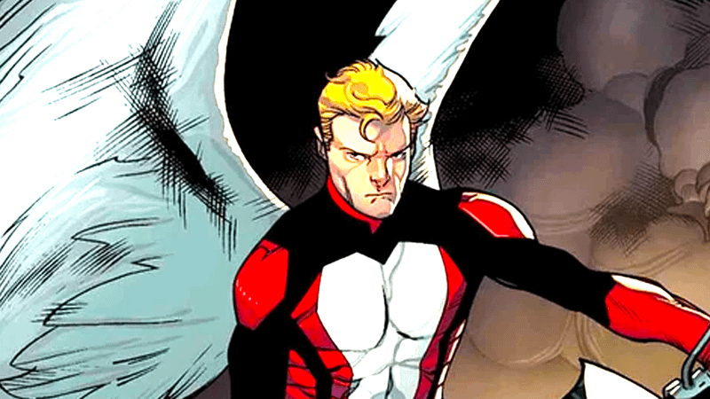 Warren Worthington as Angel in Marvel Comics.