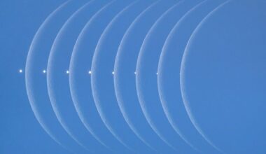 Lunar occultation of Venus.