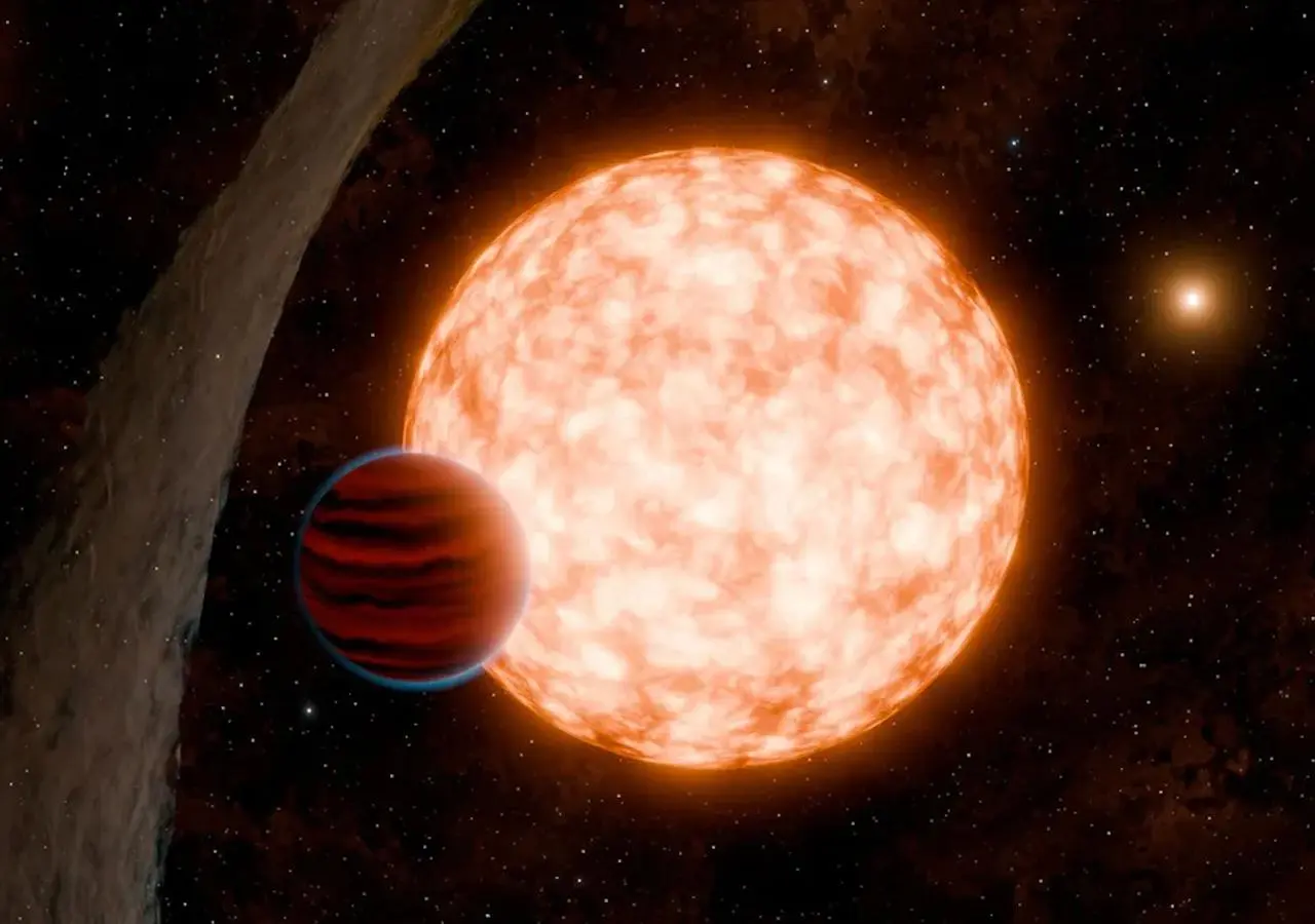 Astronomers from the University of North Carolina (USA) have discovered a planet that is only 3 million years old. Shown here in an artist's impression.