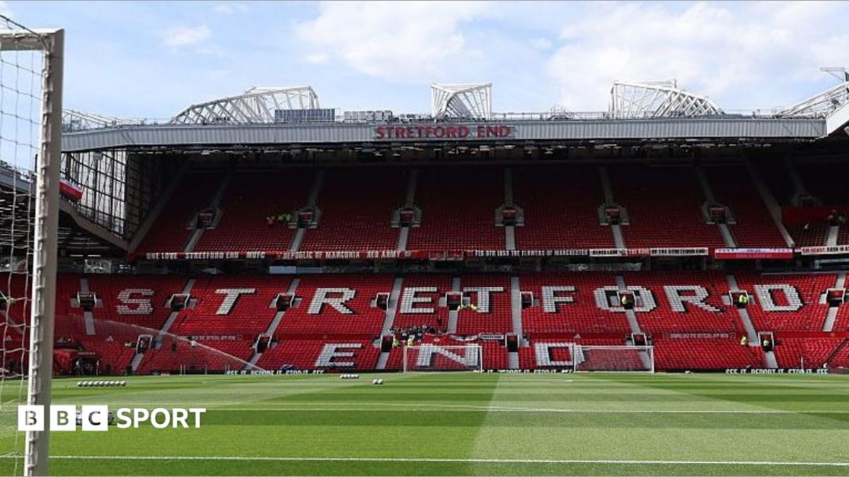 A general view inside Manchester United's Old Trafford stadium in May 2025
