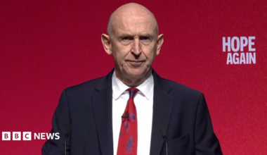 Labour conference live: Best thing we can offer young people is a first job, Healey says