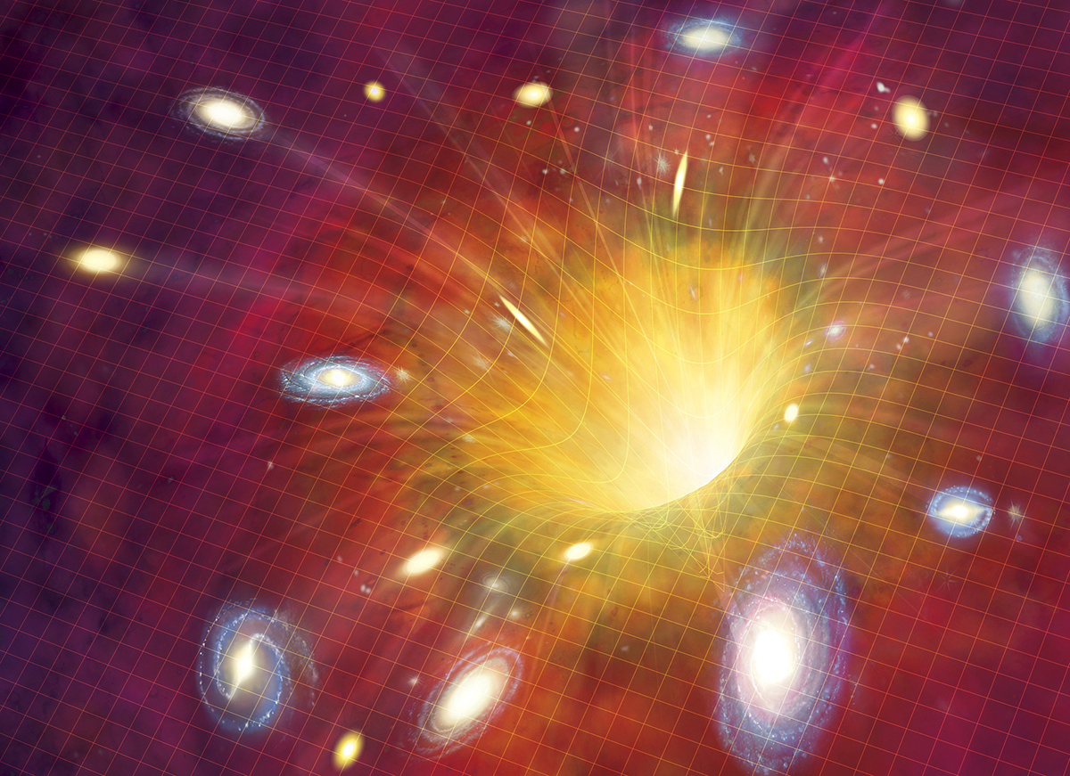Illustration depicting the Big Bang. Credit: Marck Garlick / Science Photo Library / Getty Images