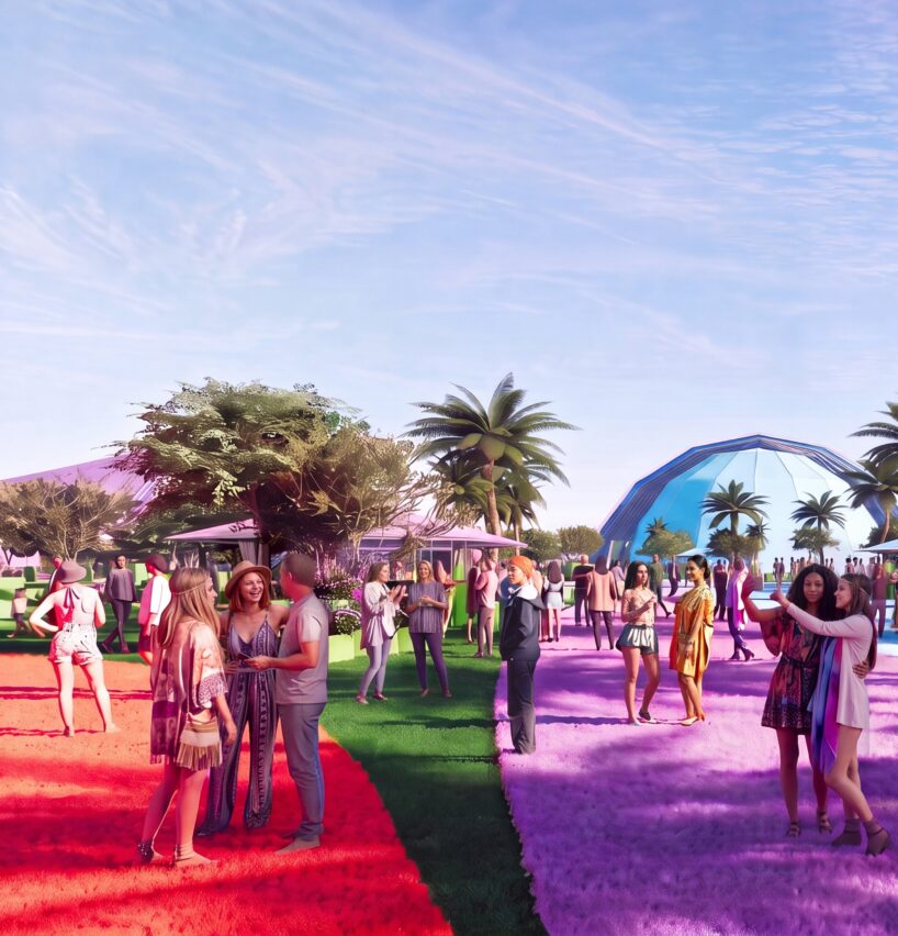 BIG builds a temporary city for shakira in madrid with reusable structures - 4