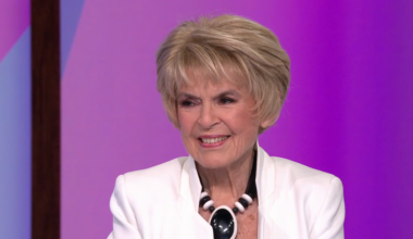Gloria Hunniford's "tears of joy" as she shares baby news on Loose Women