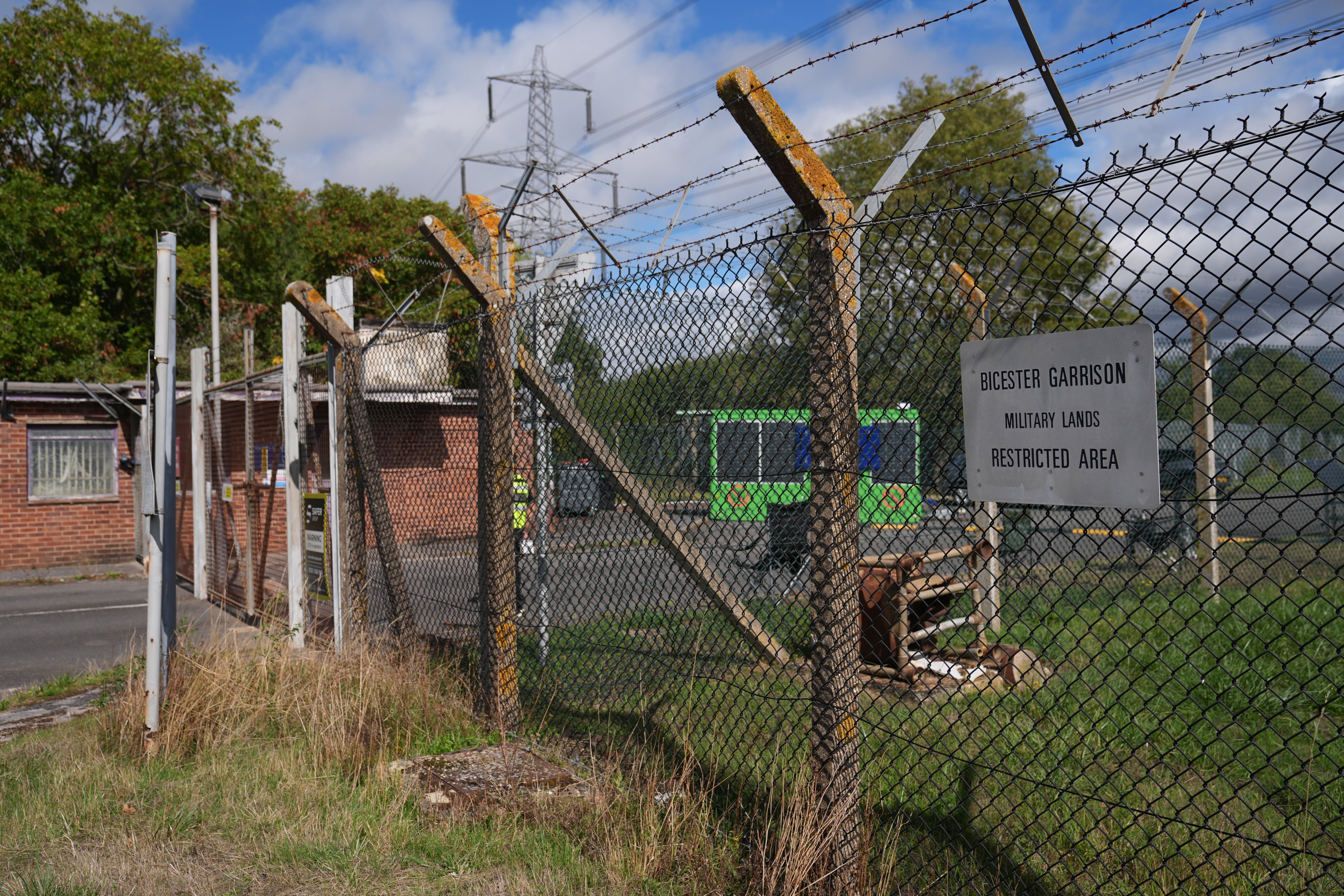 More than 1,000 male asylum seekers could be housed at the former military base (Joe Giddens/PA)