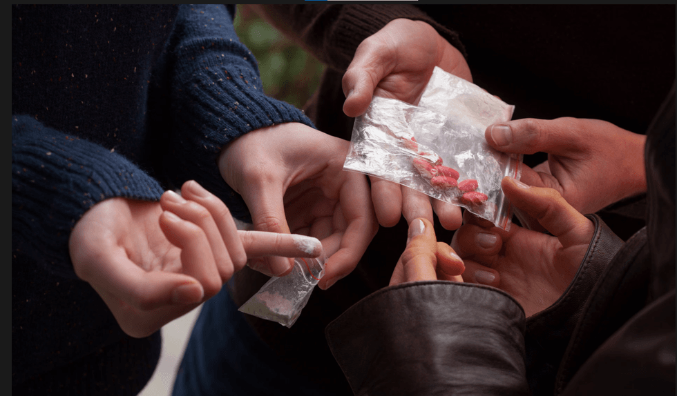 Children dealing drugs