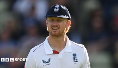 Joe Root makes a half-century for England at Edgbaston