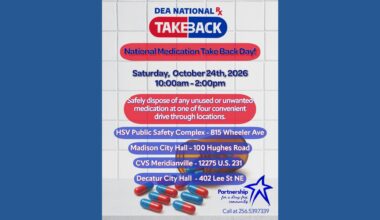 Get rid of old or unused medications at National Drug Take Back Day