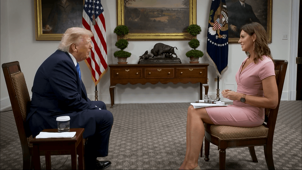 Donald Trump speaks to GB News