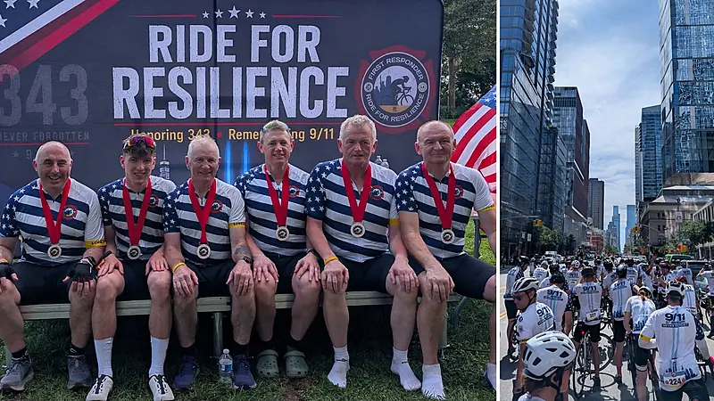Donegal firefighters complete unforgettable tribute to 9/11 heroes