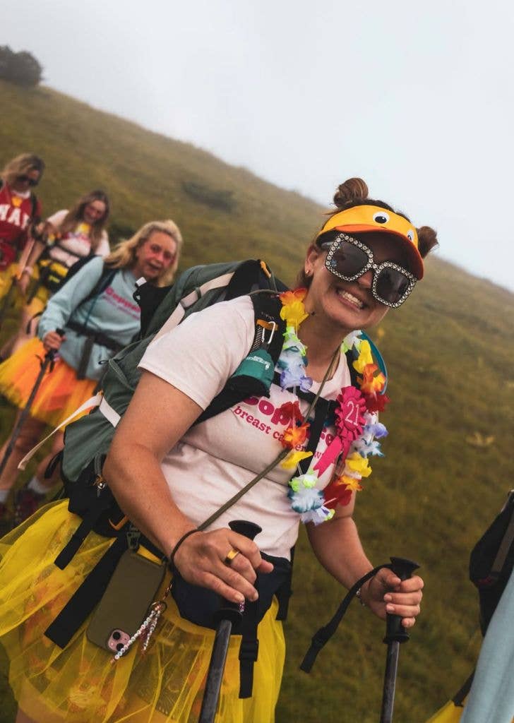 Giovanna Fletcher captioned this photo: "The love. The friendships. The nature. The perseverance. The beauty. It’s an honour to spend the time I do on these CoppaTrek! with Gi challenges." 
