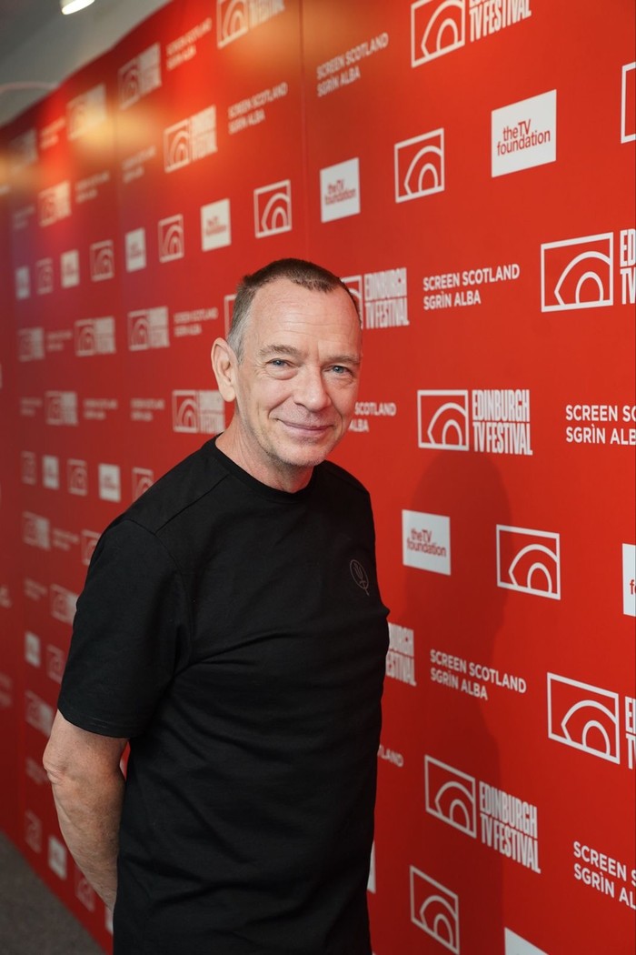 Adam Woodyatt Edinburgh TV Festival 2026 Adam Woodyatt poses and smiles at Edinburgh TV Festival 2026.