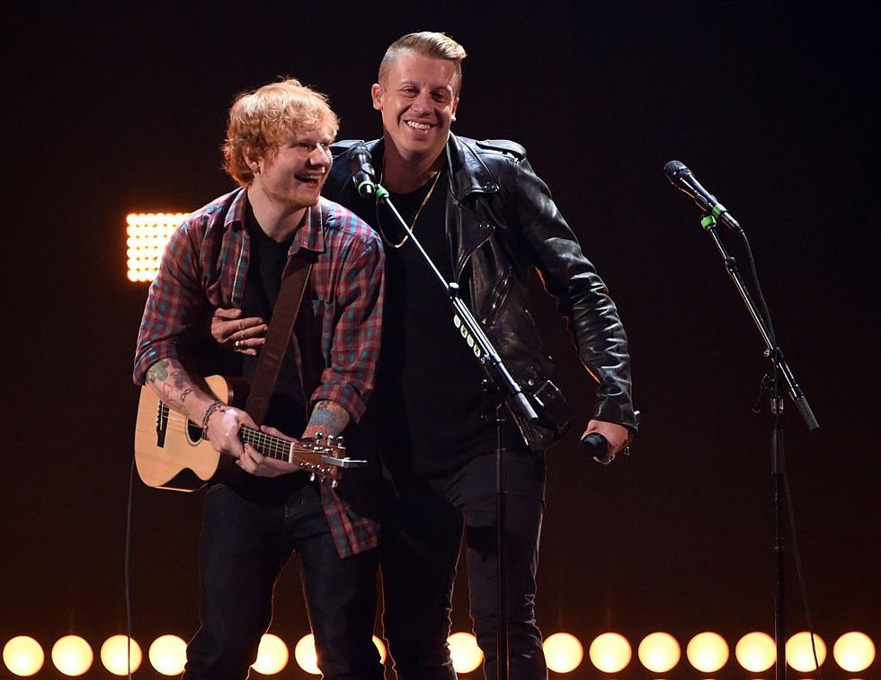 Ed Sheeran and Macklemore