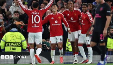 Champions League LIVE: Man Utd vs Sabah plus five games - scores, commentary & updates - BBC