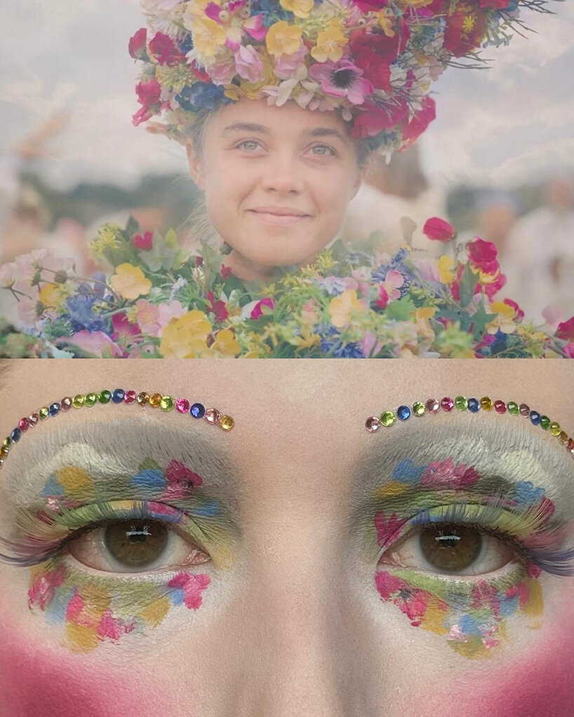 film stills leave the screen and become elaborate makeup compositions - 3