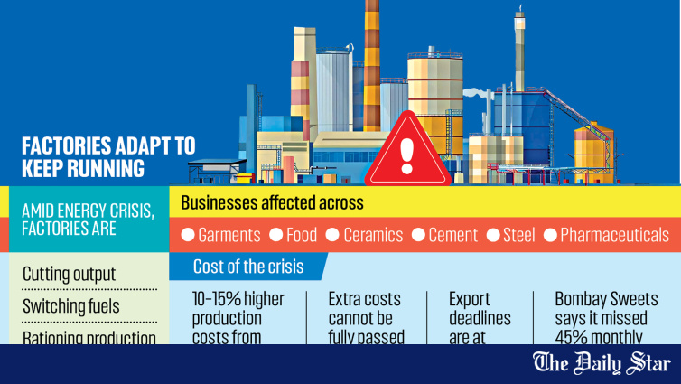Energy crisis forces businesses to cut output, seek alternatives