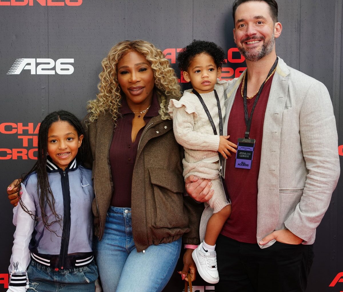 Serena Williams, Alexis Ohanian Bring Daughters Olympia, Adira to Athlos