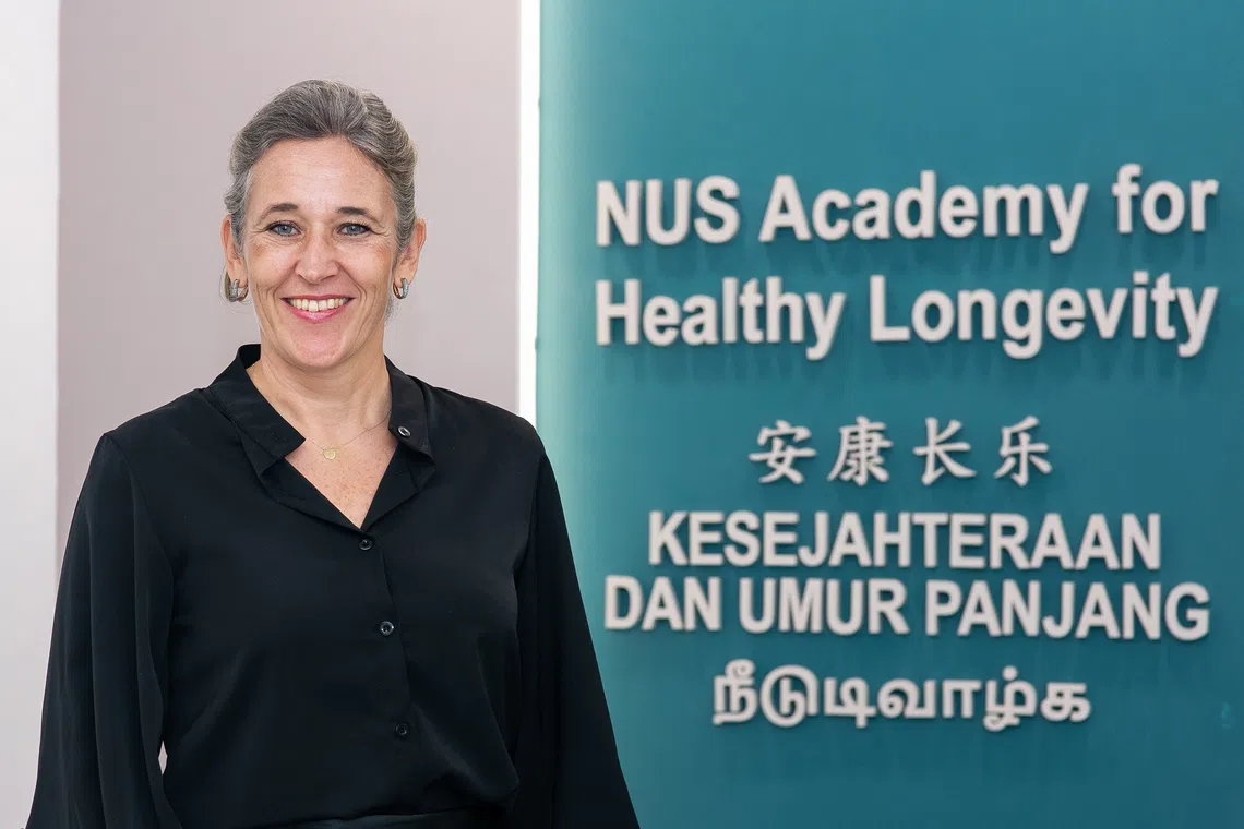 Andrea Maier, the co-founder and director of the NUS Academy for Healthy Longevity, said biological age is rarely a single, static figure.