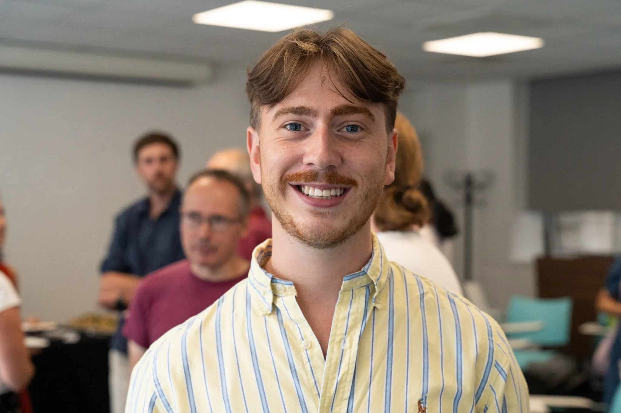 Man smiling