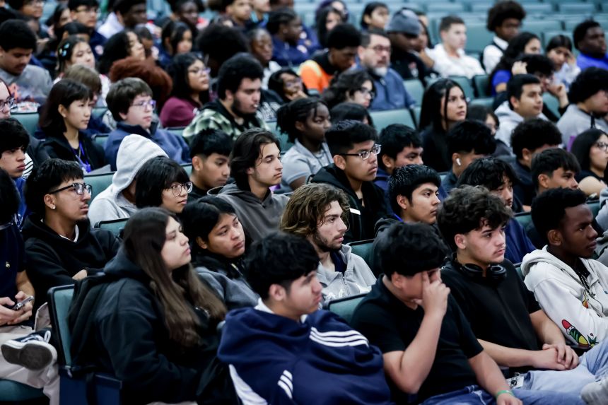 A general view of the students in Homestead, Florida on October 29, 2025.