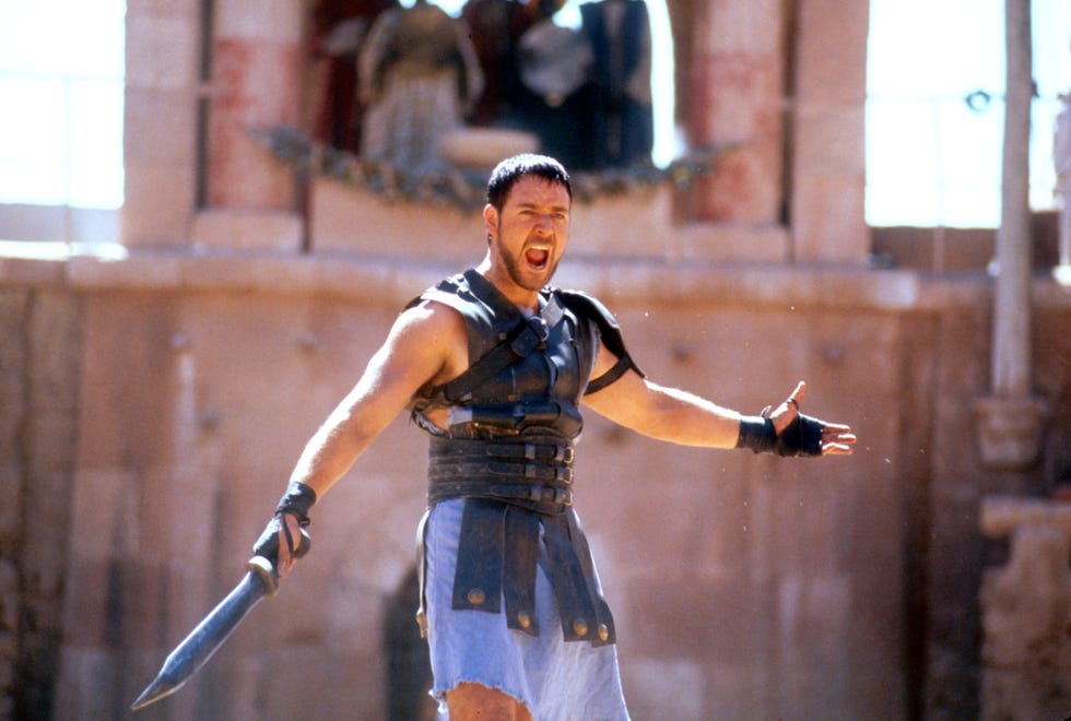 Russell Crowe in Gladiator russell crowe in gladiator