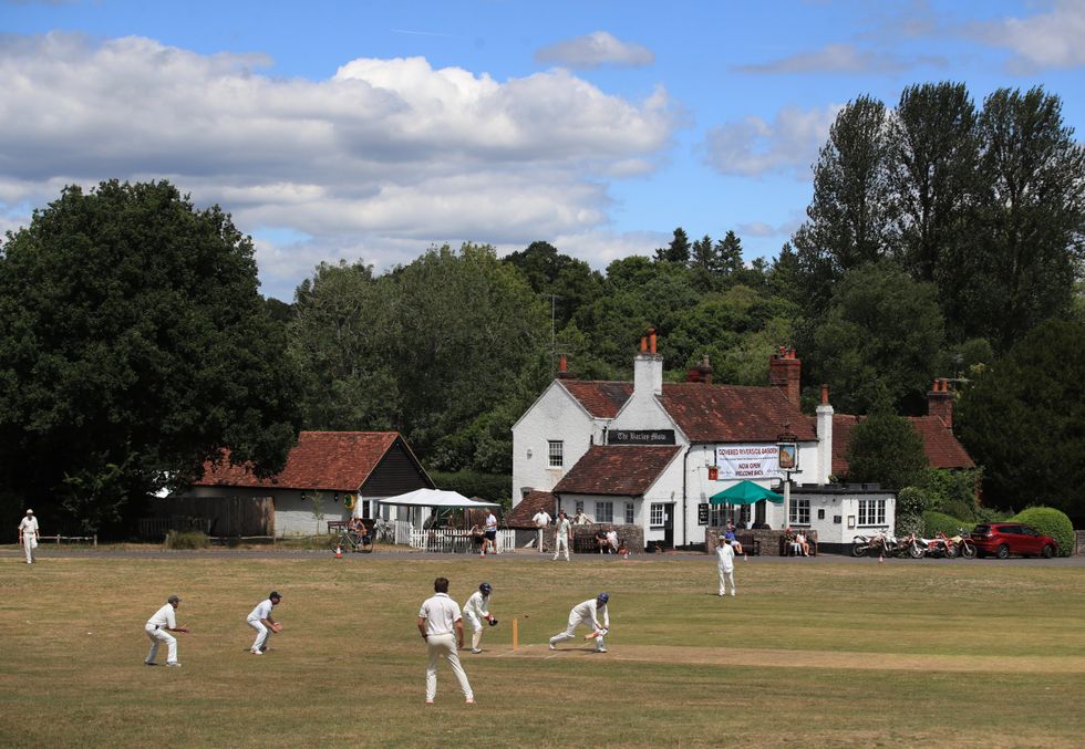 Hampshire pub with a cricket ground