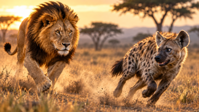 How GPS collars and camera traps changed the 'long-accepted wisdom' about male Lions and Hyenas in African Savannahs, surprising Zoologists