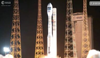 Vega C rocket launches 2 European Earth-observing satellites to orbit from South America