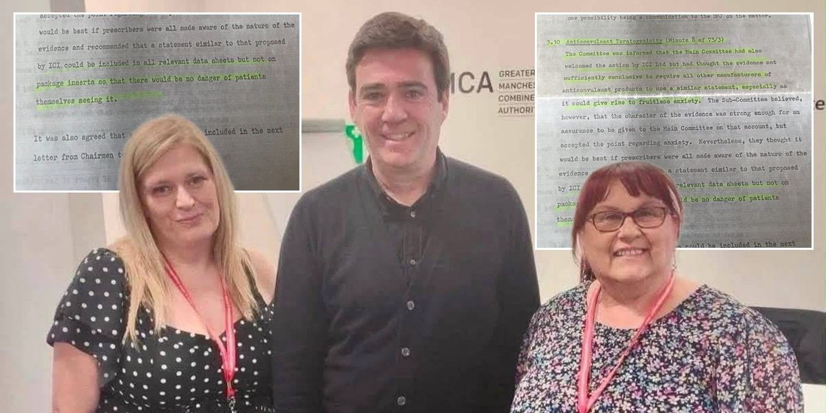 Andy Burnham told to act after children left severely disabled by NHS-prescribed epilepsy drug despite KNOWN risks