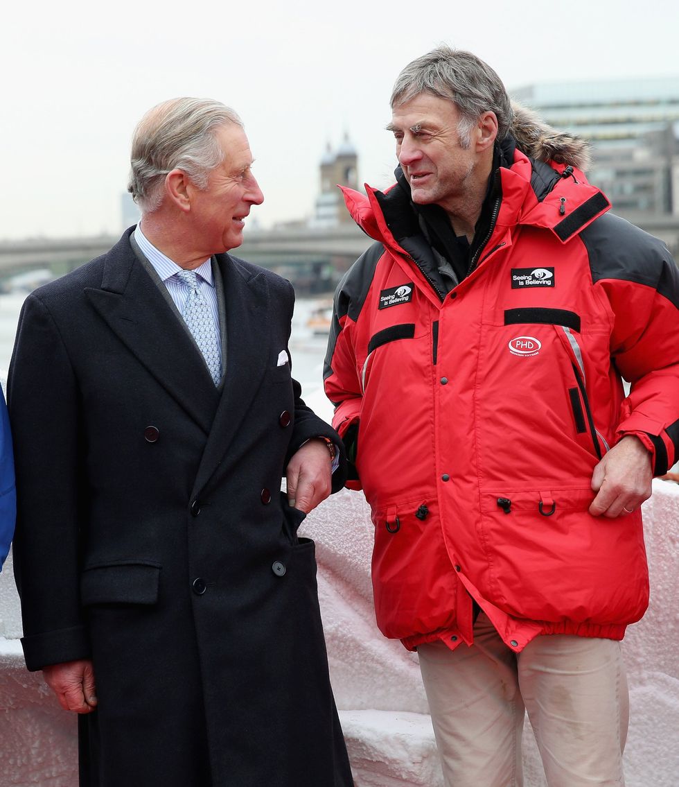 King Charles and Sir Ranulph Fiennes