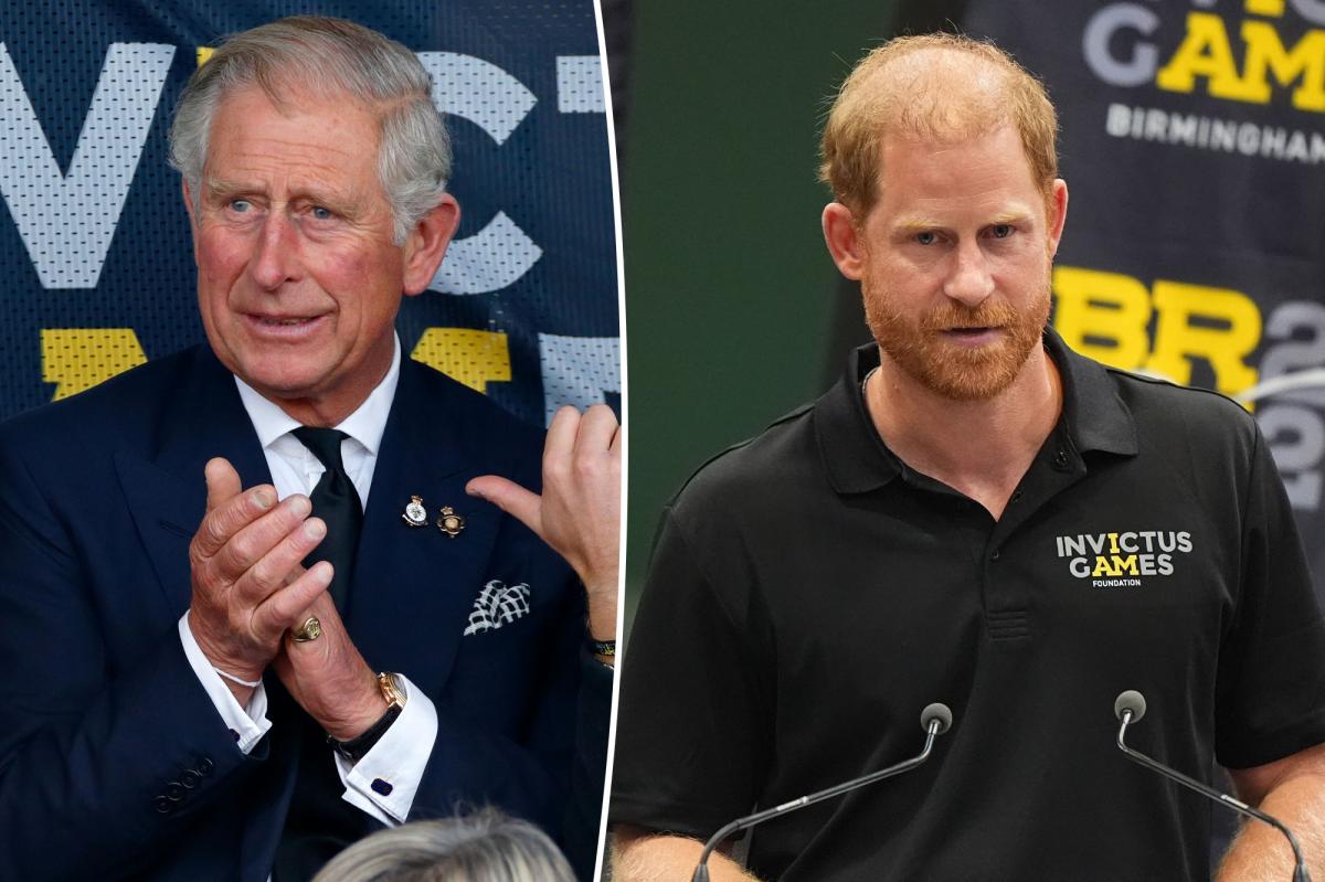 King Charles intervenes after Prince Harry suffers major Invictus Games blow