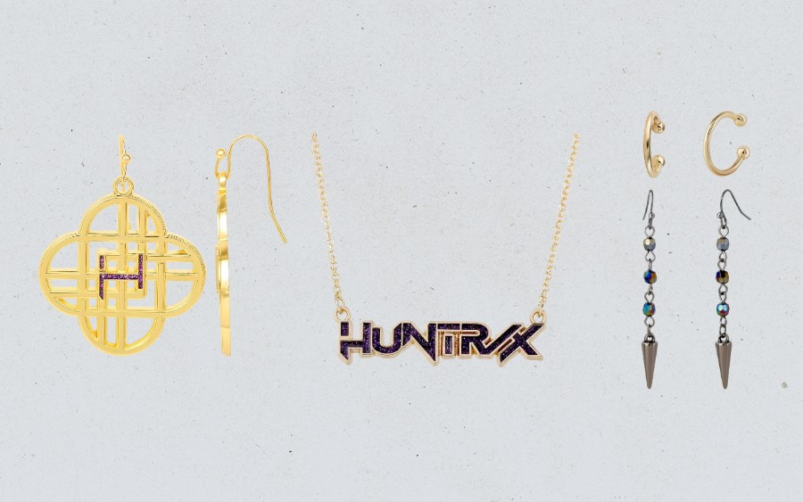 KPop Demon Hunters Bracelet Official License, Gold-Tone Huntrix Bracelets