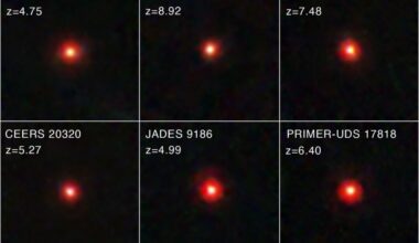 These panels show four of the JWST's Little Red Dots (LRD). Over 300 have been found, and they seem to exist between about 600 million and 1.6 billion years after the Big Bang. Are they the precursors to supermassive black holes? Image Credit: NASA, ESA, CSA, STScI, D. Kocevski (Colby College)