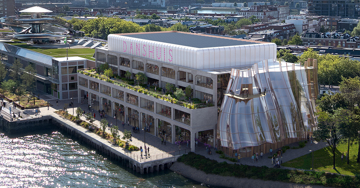 MAD reveals plans for danshuis, a center for dance in rotterdam