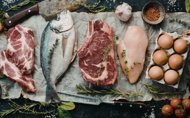 meat and seafood