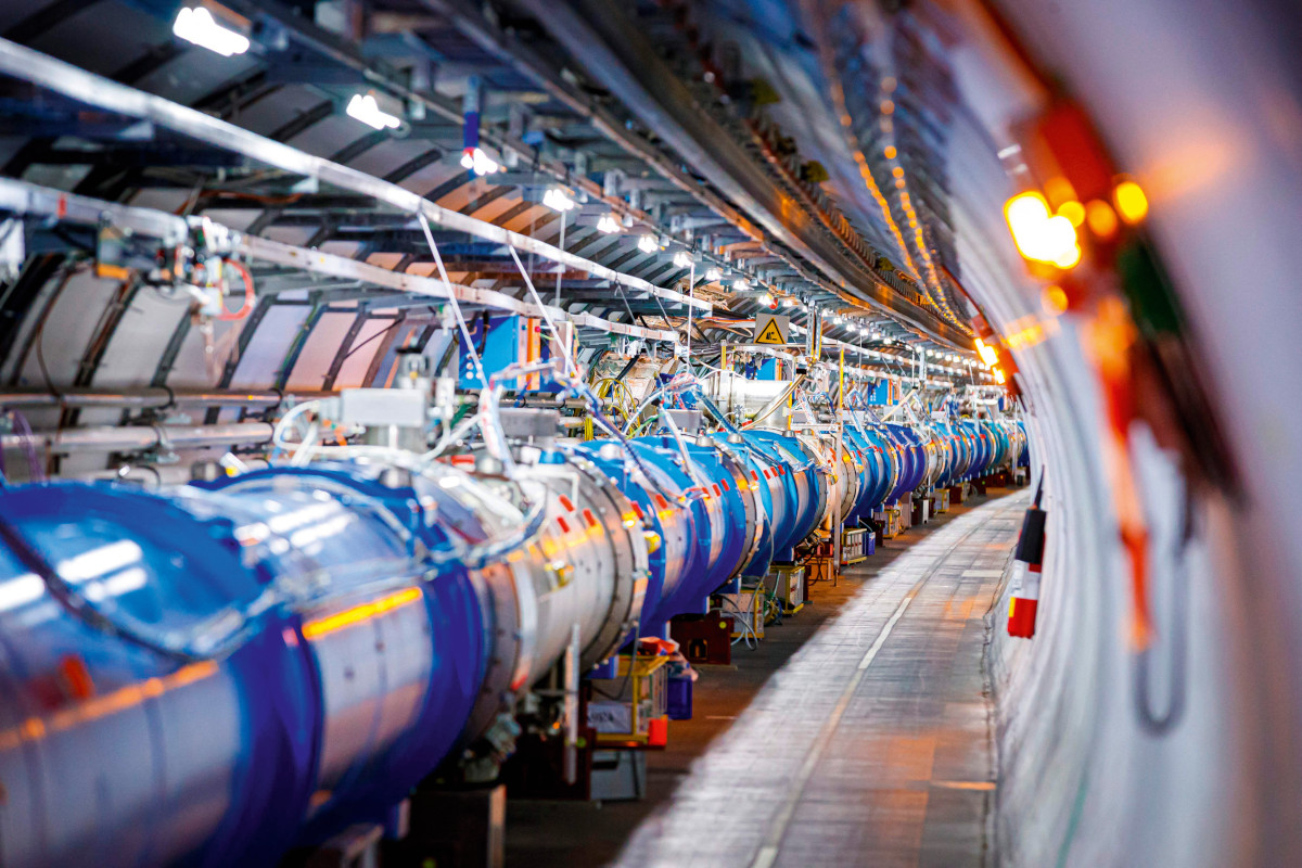 Photograph of the Large Hadron Collider.