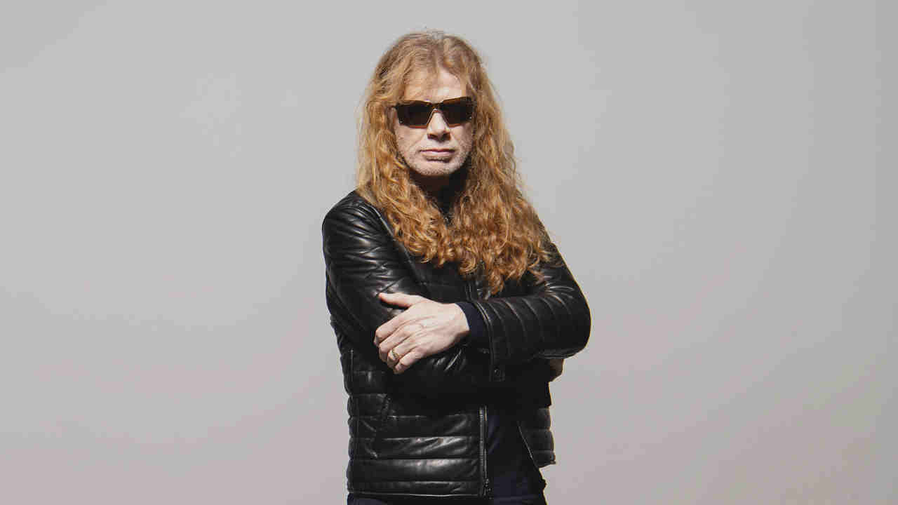 Megadeth&lsquo;s Dave Mustaine posing for a photograph in 2026